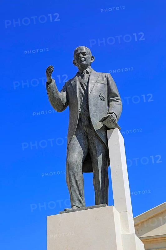 Statue of Prime Minister George Borg Olivier 1911-1980, Valletta, Republic of Malta