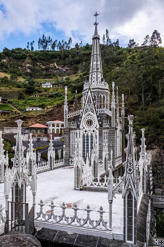 National Shrine Basilica of Our Lady of Las Lajas, Las Lajas, Potosi, Narino Department, Colombia, South America