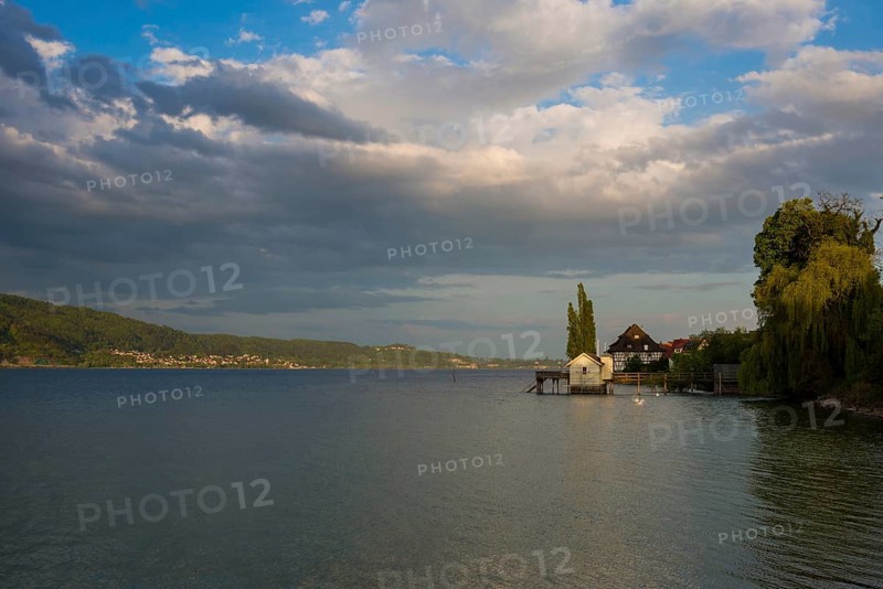 Bathhouse, Bodman, Lake Constance, Constance district, Baden-Württemberg, Germany, Europe