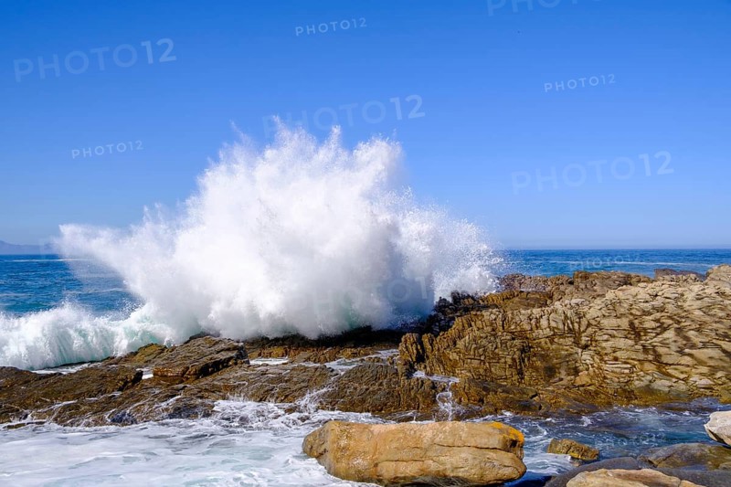 Waves at Venus Pool, Cape Point, Cape of Good Hope, Cape Peninsula, Western Cape, South Africa, Africa