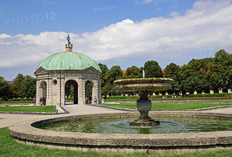 Europe, Germany, Bavaria, Munich, City, Hofgarten, Diana Temple, Europe