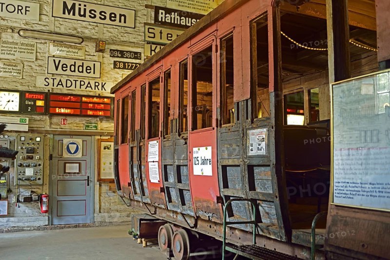 Europe, Germany, Aumühle, Holstein, Duchy of Lauenburg district, Hamburg metropolitan region, Aumühle engine shed museum railway, passenger coach, approx. 125 years old, wooden superstructure, Europe