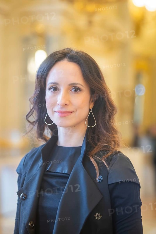 Stephanie Stumph - Press event for the moderation of the SemperOperaball 2024, Dresden, Saxony, Germany, Europe