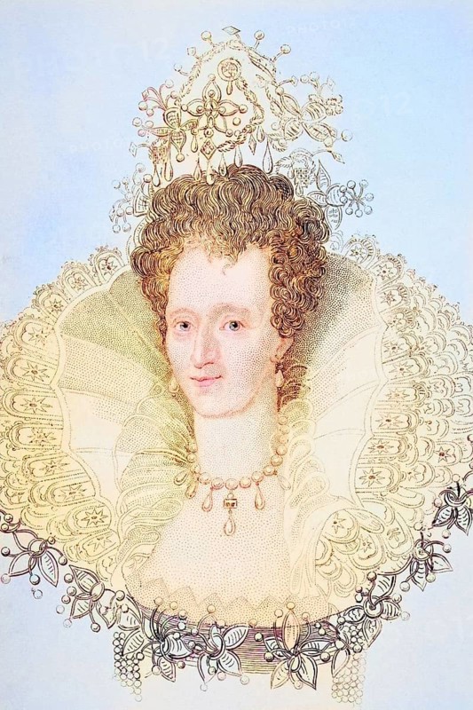 Elizabeth I, 1533-1603, Queen of England 1558-1603, Illustration from Old England's Worthies, published around 1880, Historical, digitally restored reproduction from a 19th century original, Record date not stated
