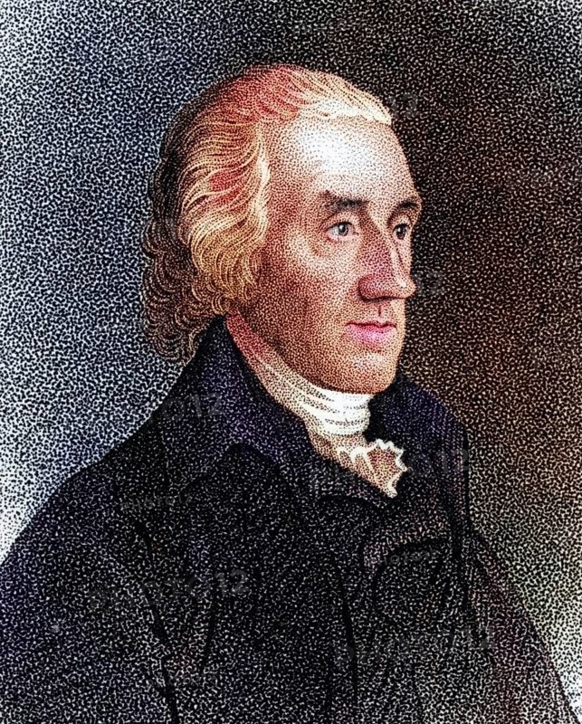Robert Treat Paine, 1731 to 1814, American Statesman and Founding Father Signer of the Declaration of Independence Nineteenth century engraving by JB Longacre after a sketch by Savage, Historical, digitally restored reproduction from a 19th century original, Record date not stated
