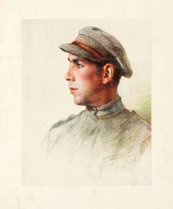 The Allies in the First World War, Portugal, Infantry soldier, Historical, digitally restored reproduction from a 19th century original, Record date not stated, Europe