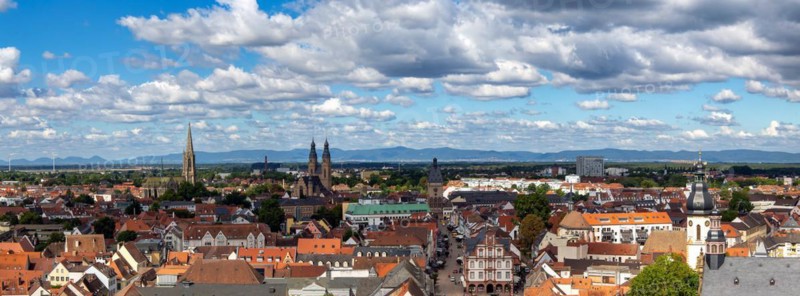 Panorama of Speyer, Rhineland-Palatinate