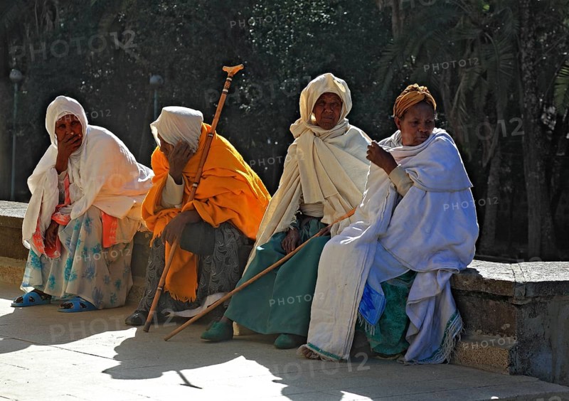 Europia district, pilgrims in Debre Lebanon, Ethiopia, Africa
