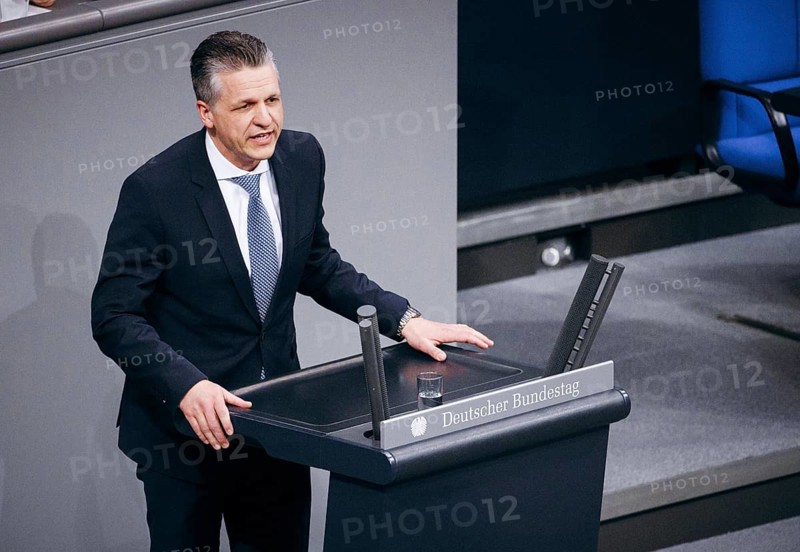 Torsten Frei, CDU/CSU, recorded during a debate in the German Bundestag on Epl 04, 22 Federal Chancellor and Federal Chancellery, Independent Control Council in the German Bundestag in Berlin, 31 January 2024
