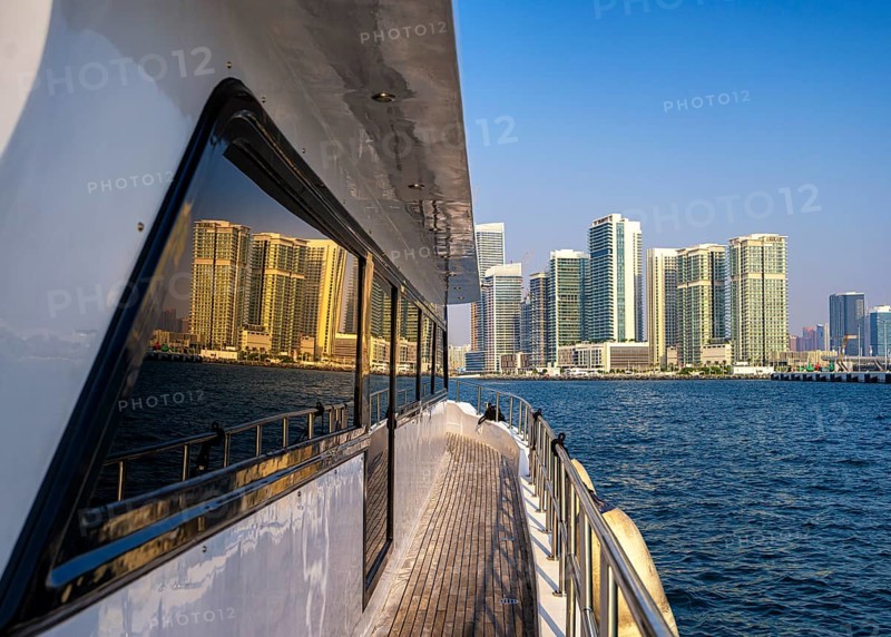 Dubai Marina and Harbour, Skyline Architecture and Marina, United Arab Emirates, Asia