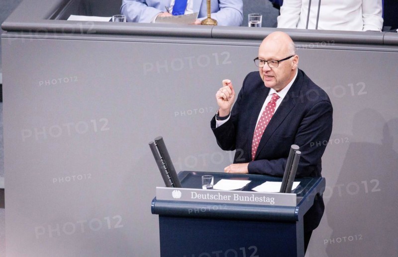 Alexander Radwan (CDU/CSU) recorded during a speech on the euro balance sheet in the German Bundestag in Berlin, 22 February 2024.Berlin, 11 April 2024