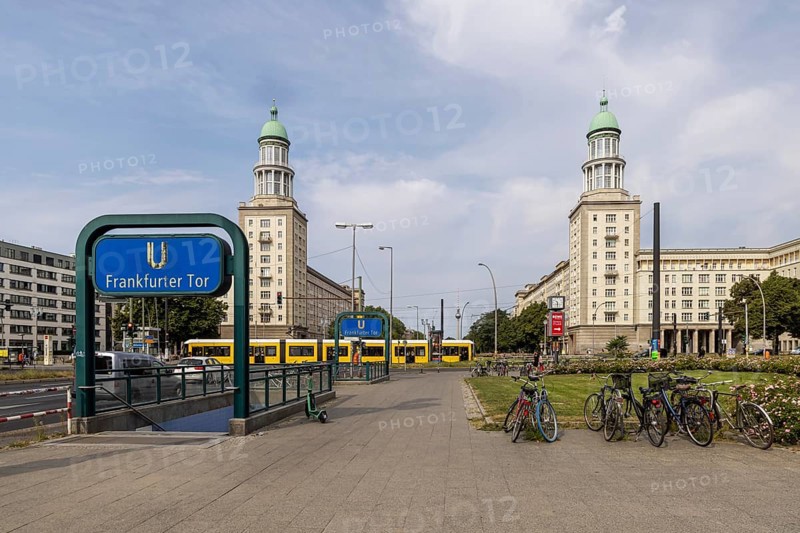 Towers at the Frankfurter Tor, building ensemble on Karl-Marx-Allee, Frankfurter Allee Berlin, Germany, Europe