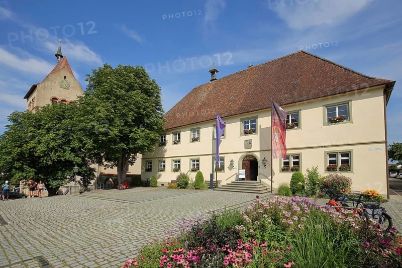 UNESCO Church of St Mary and St Mark, Romanesque monastery, building, Minster, Mittelzell, Reichenau Island, Untersee, Lake Constance, Lake Constance region, Baden-Württemberg, Germany, Europe
