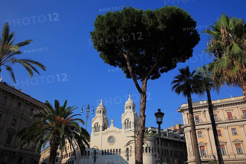 Tempio Valdese di Roma, Chiesa Valdese, Waldensian church, Protestant church in Rome in Piazza Cavour in the Rione Prati, Rome, Italy, Europe