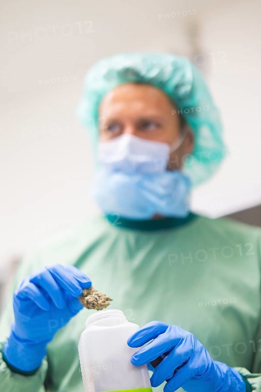 DEU/Saxony/Ebersbach The Saxon cannabis producer Demecan is now the first German company to be authorised to cultivate medicinal cannabis indefinitely under the new Cannabis Act. The company had been authorised to produce since 2019, albeit subject to conditions such as a maximum production quantity or regulated distribution. These conditions will now no longer apply, which will improve the supply situation for medicinal cannabis. The Federal Government Commissioner for Addiction and Drug Issues Burkhard Blienert and Health Minister Petra Köpping took a tour of the production facility to find out more about the manufacture of medicinal cannabis. Dr Adrian G. fisherman Managing Director / Managing Director & Co-Founder, Federal Drug Commissioner Burghard Blienert and Health Minister Petra Köpping visit Saxon cannabis producer Demecan, Ebersbach, Saxony, Germany, Europe