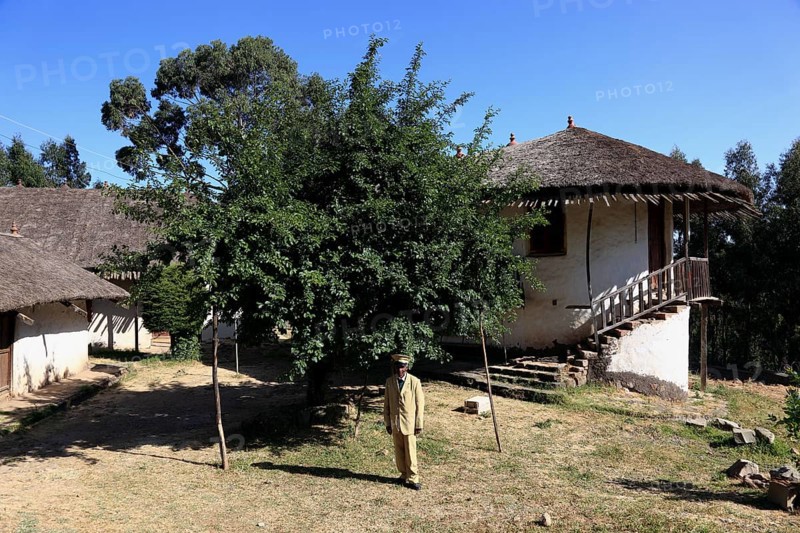 In the museum on Mount Entoto near Addis Ababa, Ethiopia, Africa
