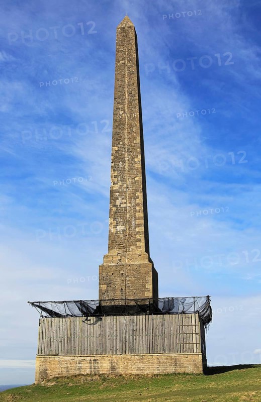 Historic Lansdowne monument, Cherhill, Wiltshire, England, UK