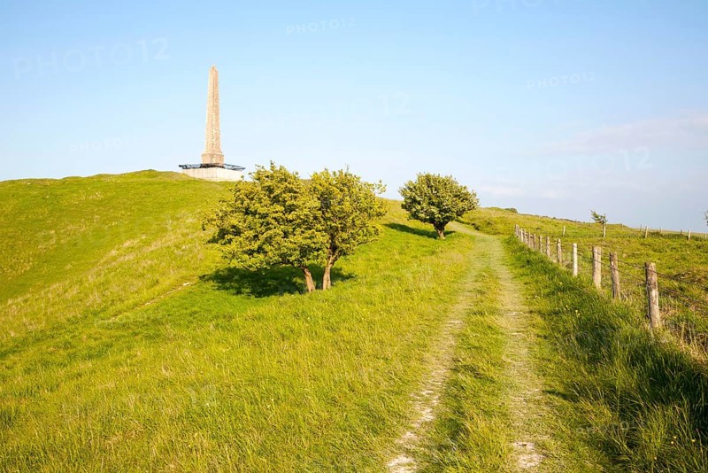 Lansdowne Monument or Cherhill Monument, near Cherhill in Wiltshire, England, UK
