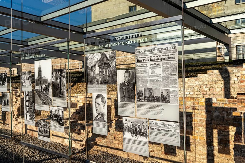 Permanent open-air historical exhibition, Topograhie des Terrors, Niederkirchnerstraße, Berlin, Germany, Europe