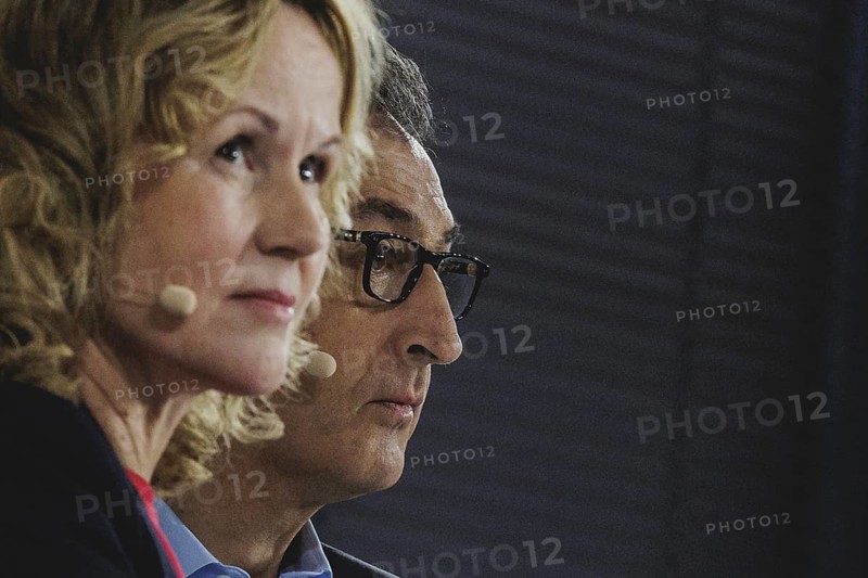 (L-R) Steffi Lemke (Alliance 90/The Greens), Federal Minister for the Environment, Nature Conservation, Nuclear Safety and Consumer Protection, and Cem Özdemir (Alliance 90/The Greens), Federal Minister for Agriculture and Food, recorded during the B