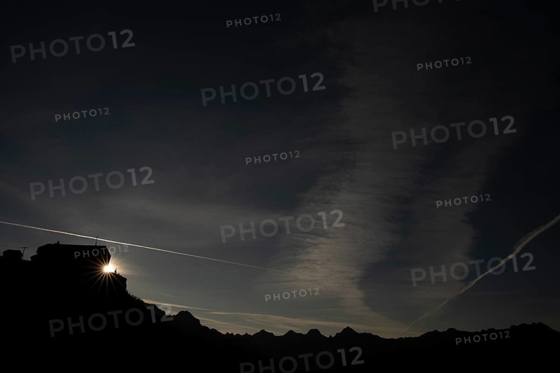 Carschina hut at sunrise, Tschagguns, Rätikon, Montafon, Vorarlberg, Austria, Europe