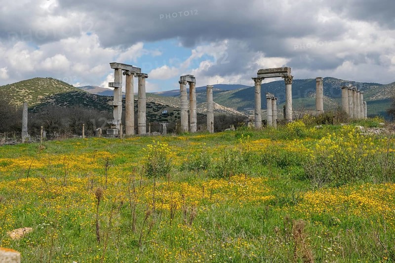 Excavation site site of the ancient city of Aphrodisias, today's city of Geyre, Karacasu, Aydin, Western Turkey, Turkey, Asia