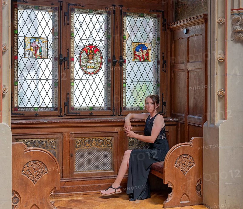 Kathrin in the festival room Schloss Rothestein Bad Sooden-Allendorf Germany