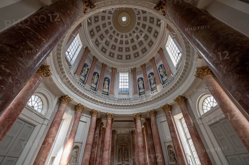 Dome of St Elisabeth's Church, construction started in 1785, completed in 1903, Nuremberg, Middle Franconia, Bavaria, Germany, Europe