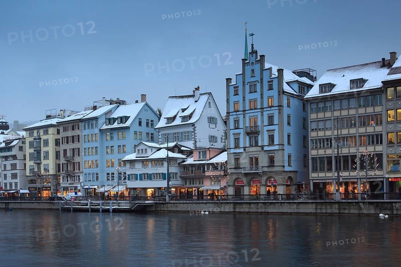 Old town, Limmatquai, Limmat, Zurich, Switzerland, Europe