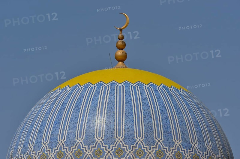 Dome of the Great Mosque of Taqah, Dhofar Region, Orient, Oman, Asia