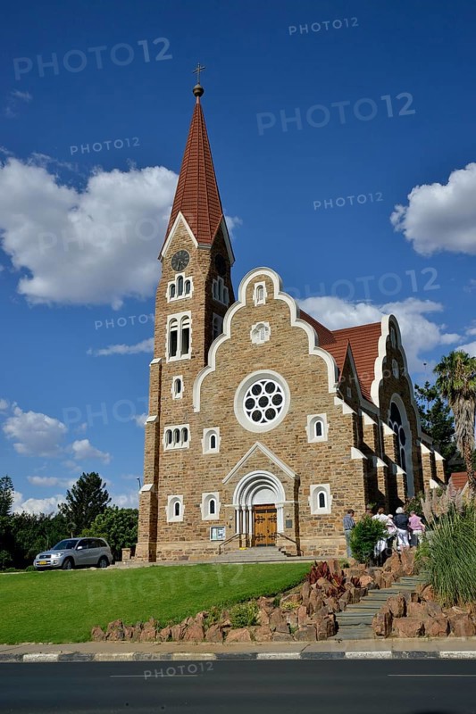 Evangelical Lutheran Christ Church, built in 1910, Windhoek, Namibia, Africa