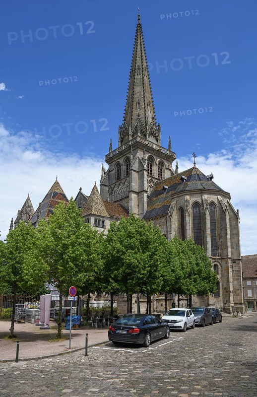 Saint-Lazare Cathedral, Autun, Département Saône-et-Loire, Region Bourgogne-Franche-Comté, Burgundy, France, Europe
