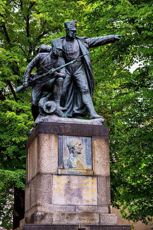 Bülow Monument Dennewitz, Teltow-Fläming District, Brandenburg, Germany, Europe