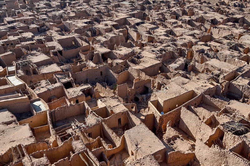 View over the historic old town of AlUla, Medina Province, Saudi Arabia, Arabian Peninsula, Asia
