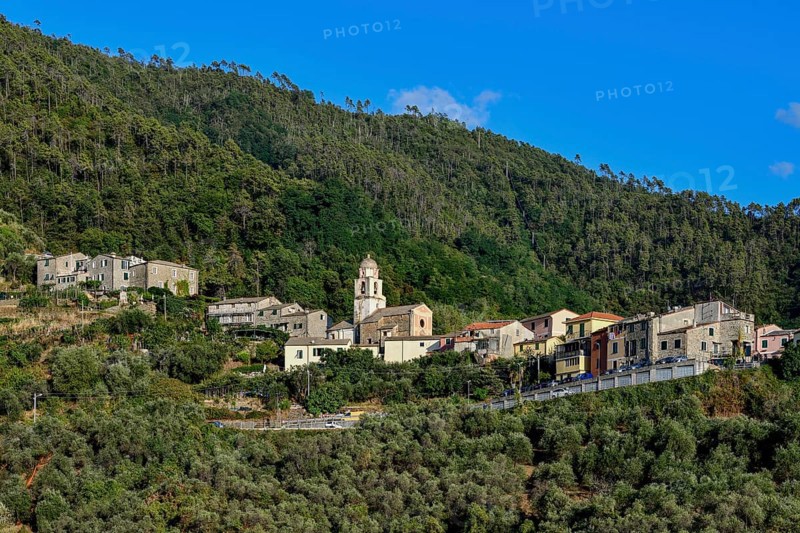 Mountain village near Levanto, Cinque Terre, Province of La Spezia, Liguria, Italy, Europe