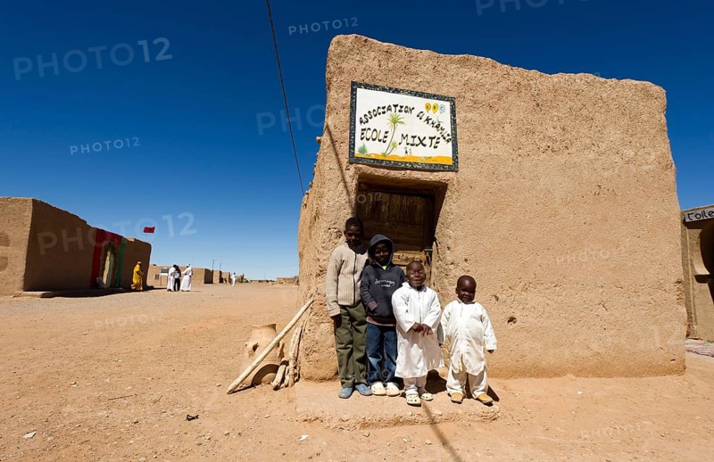 Morocco, School, Merzouga, Erg Chebbi Desert, Africa
