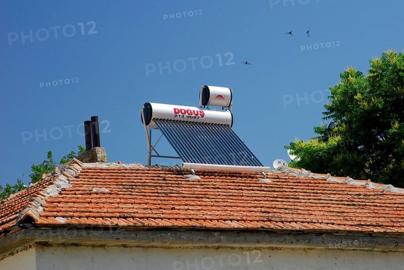 Solar collector, Mustafapasa, Cappadocia, Turkey, Asia