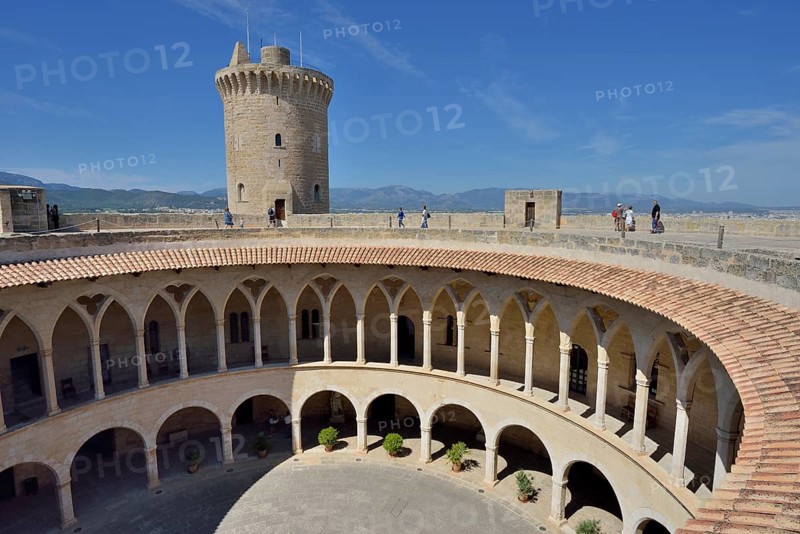 Bellver Castle, Palma de Mallorca, Majorca, Balearic Islands, Spain, Europe