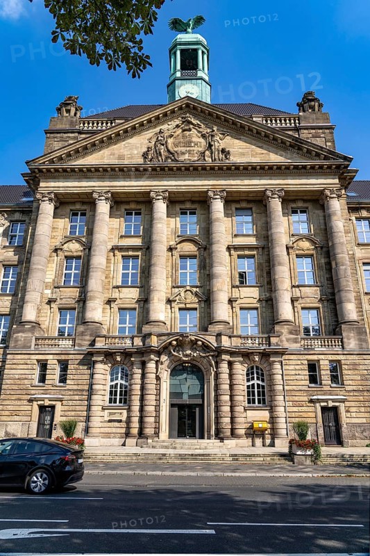 Building of the Düsseldorf district government, on Cecilienallee, administration building, Düsseldorf, North Rhine-Westphalia, Germany, Europe