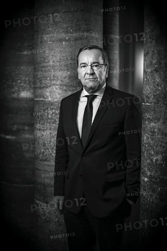 Boris Pistorius (SPD), Federal Minister of Defence, poses for a photo at the Ministry of Defence. Berlin, 13.02.2024