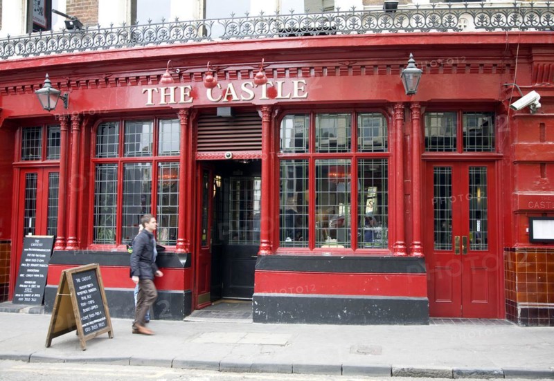 The Castle pub, Cowcross Street, Farringdon, London, England, UK