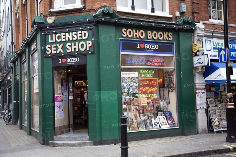 Licensed sex shop, Soho, London, England, UK