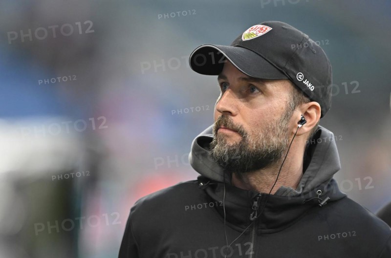 Coach Sebastian Hoeneß VfB Stuttgart Portrait, PreZero Arena, Sinsheim, Baden-Württemberg, Germany, Europe