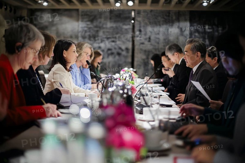 60th Munich Security Conference. Annalena Bärbock (Alliance 90/The Greens), Federal Foreign Minister, meets the Foreign Minister of China, Wang Yi. Munich, 17.02.2024. Photographed on behalf of the Federal Foreign Office