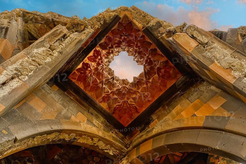 Church of the Holy Apostles, Inside, Ani Archaeological site, Kars, Turkey, Asia