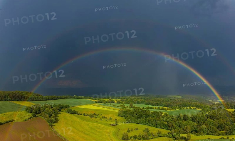 Storm on the Triebenberg near Dresden, Dresden, Saxony, Germany, Europe