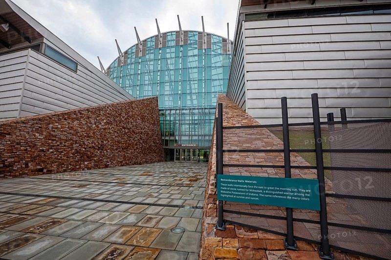 Oklahoma City, Oklahoma, The First Americans Museum tells the story of the 39 tribal nations in Oklahoma. The museum entrance faces east to greet the morning sun
