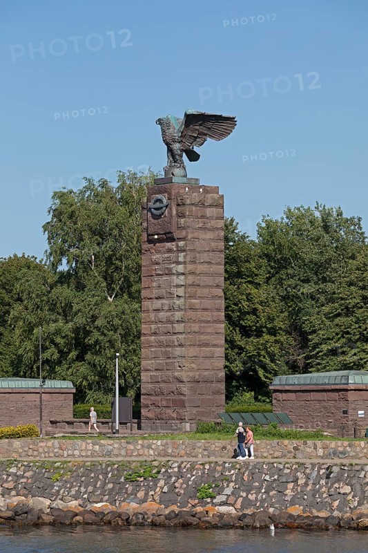 Submarine memorial, Möltenort, Heikendorf, Schleswig-Holstein, Germany, Europe