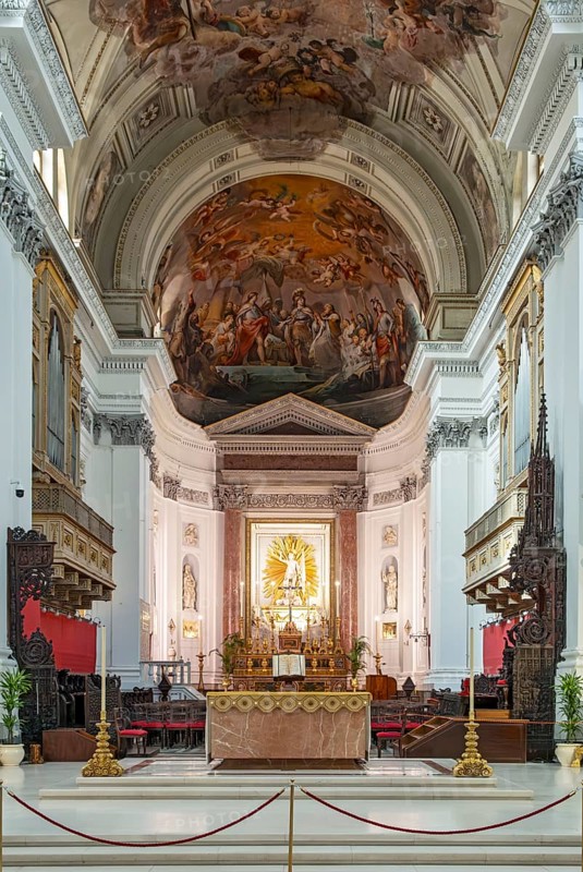 Interior of Palermo Cathedral, Sicily, Italy, Europe