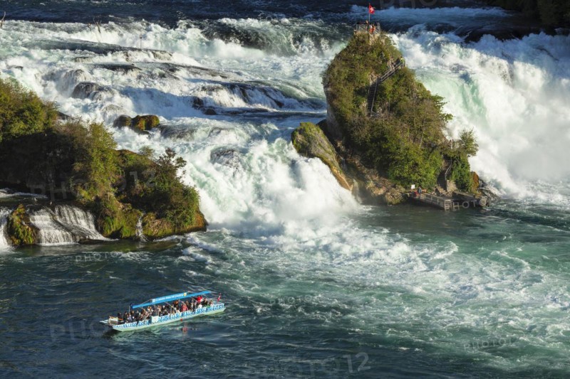 Rhine Falls of Schaffhausen, Neuhausen near Schaffhausen, Switzerland, Neuhausen, Canton of Schaffhausen, Switzerland, Europe